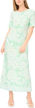 Vince Camuto Print Maxi Dress