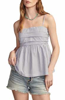 Lucky Brand Cotton Poplin Top