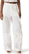 Steve Madden Cotton Eyelet Cargo Pants