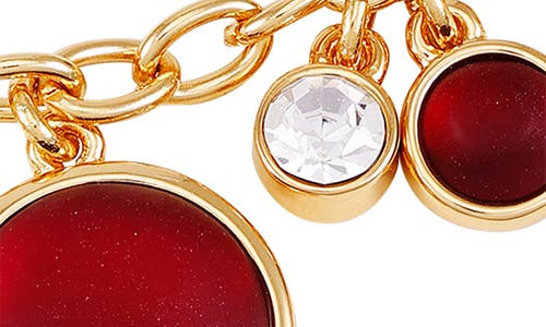 T Tahari Toggle Line Charm Bracelet In Gold