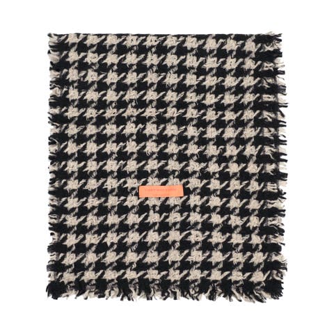 "Houndstooth" Cashmere Scarf