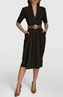Belted Midi Dress