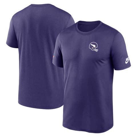 Men's Nike Purple Minnesota Vikings Sideline Alt Pack Small Logo Legend Performance T-Shirt