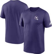 Nike Men's Nike Purple Minnesota Vikings Sideline Alt Pack Small Logo Legend Performance T-Shirt