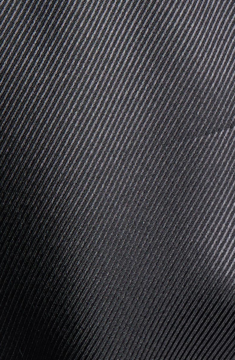 TOM FORD Long Sleeve Silk Twill Belted Shirtdress, Alternate, color, Lb999 Black