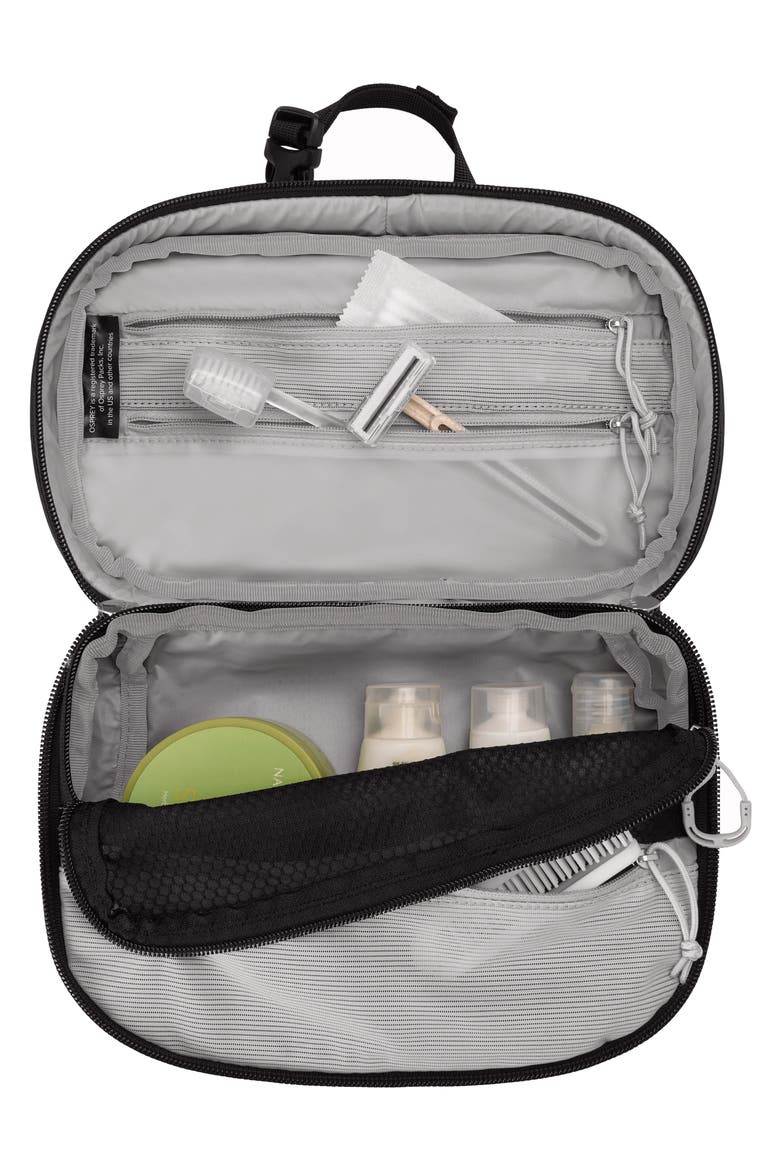 Transporter Water Resistant Toiletry Kit, Alternate, color, RAVEN BLACK/BLACK