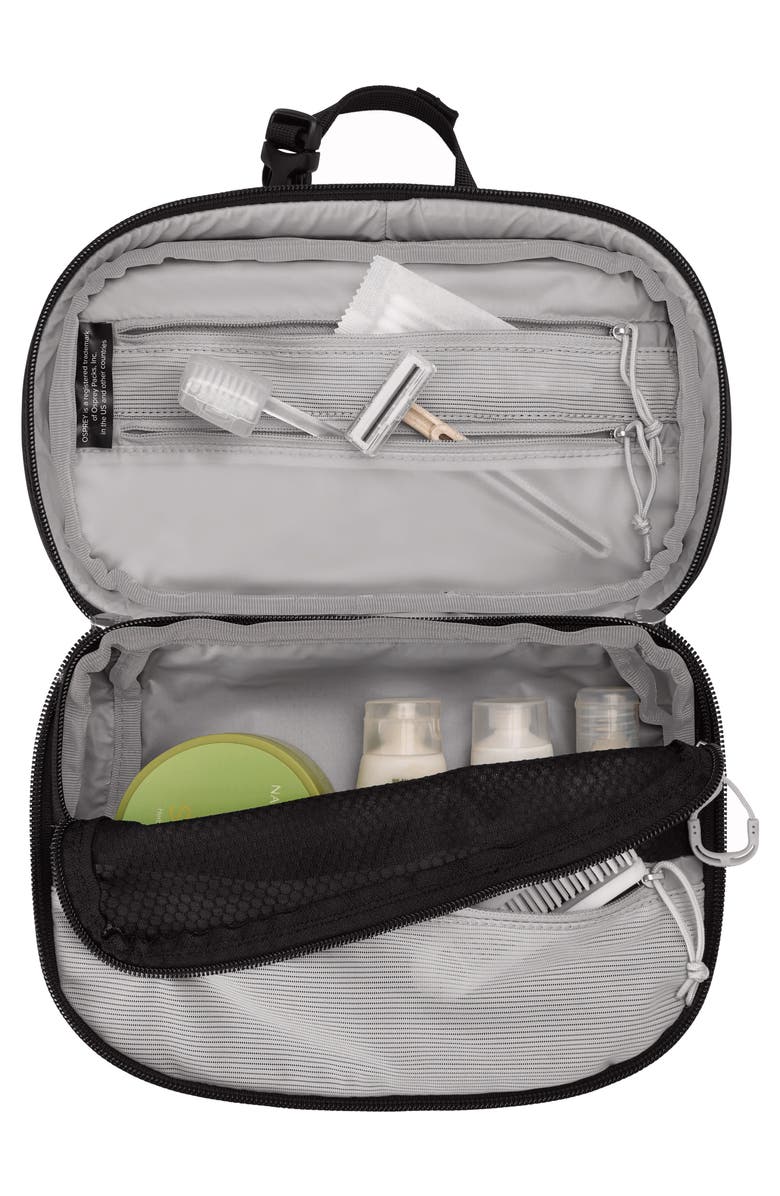 Osprey Transporter Water Resistant Toiletry Kit, Alternate, color, Raven Black/Black