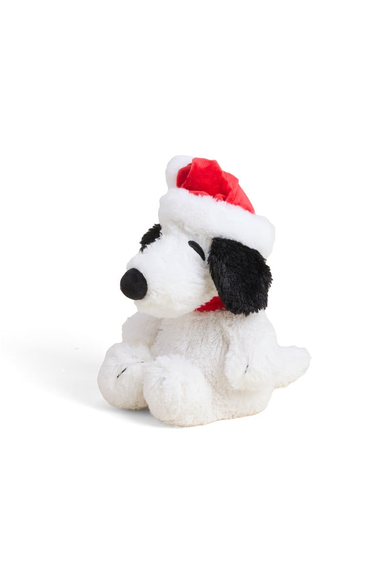 Warmies Snoopy with Santa Hat Plush Toy, Main, color, Multi Color
