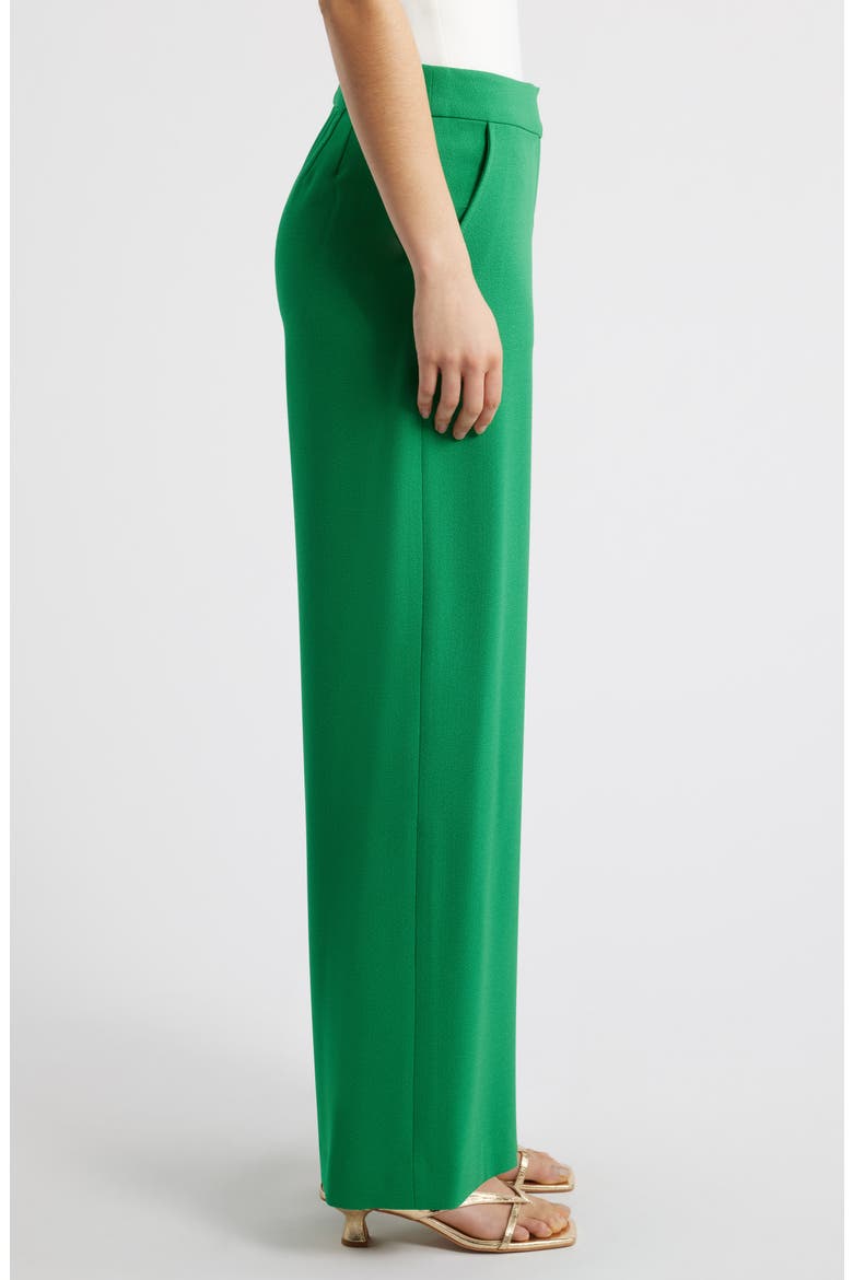 Wide Leg Pants, Alternate, color, EMERALD
