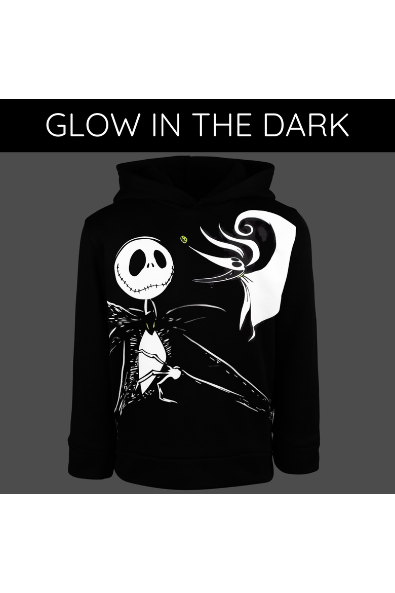 Nightmare Before Christmas Fleece Hoodie and Pants Set, Alternate, color, Black Jack Zero