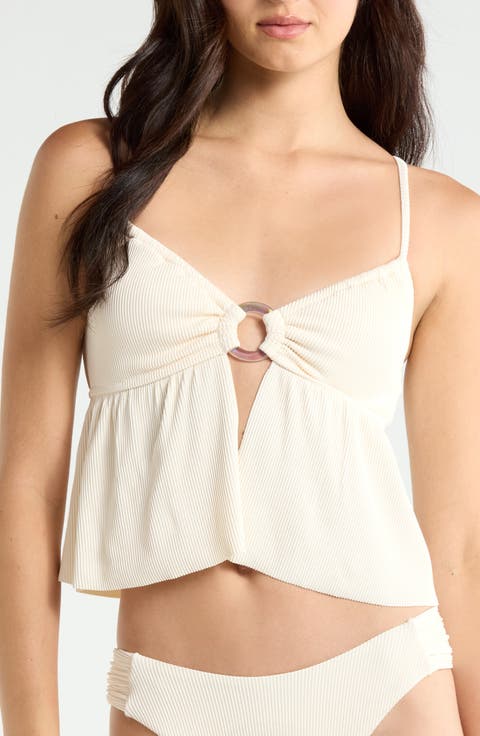 Shirred Tankini Top