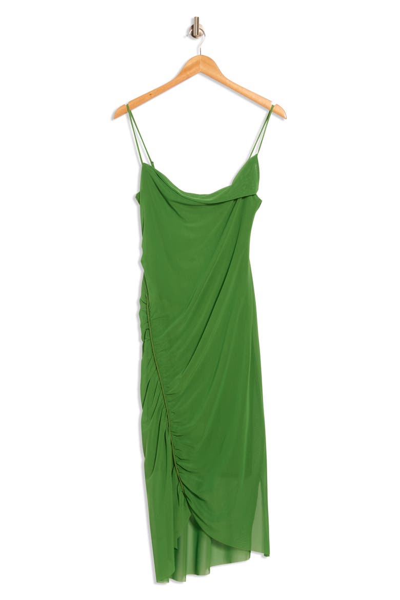 Ulla Mesh Slipdress, Alternate, color, STRONG GREEN