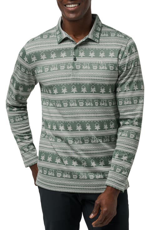 Record Time Long Sleeve Polo