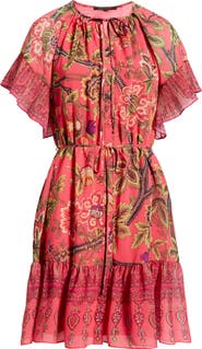 KOBI HALPERIN Destiny Floral Print Dress