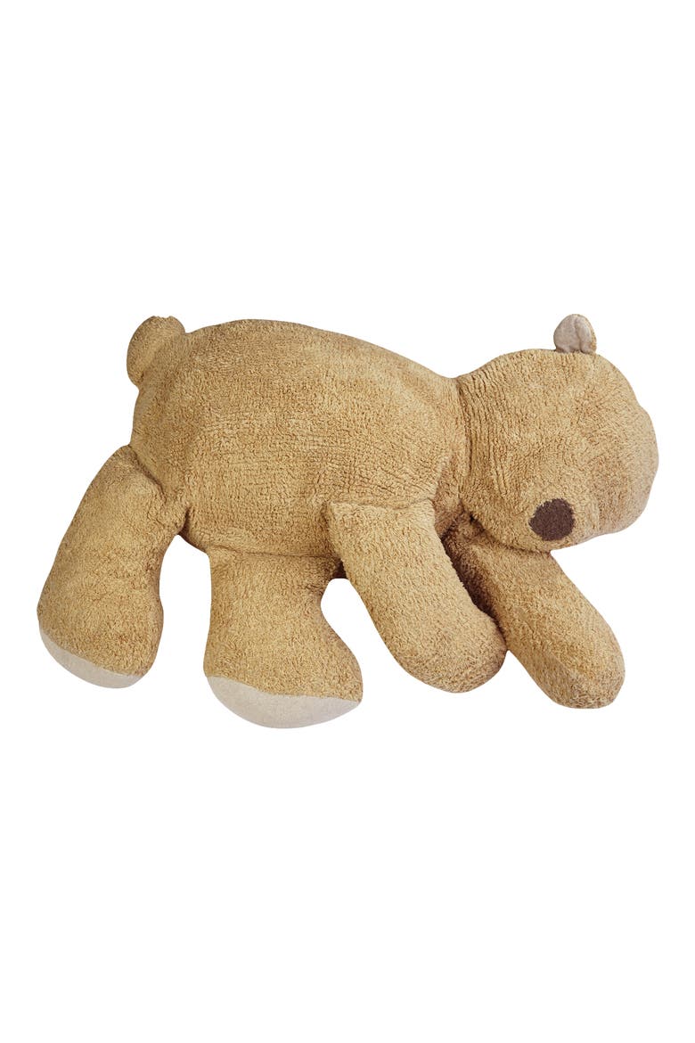 Sleepy Bear Pouf, Main, color, LIGHT HONEY
