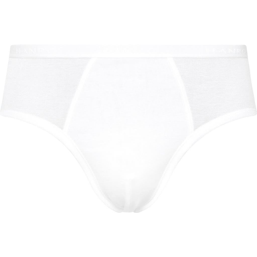 Hanro Cotton Superior Cotton Brief In White