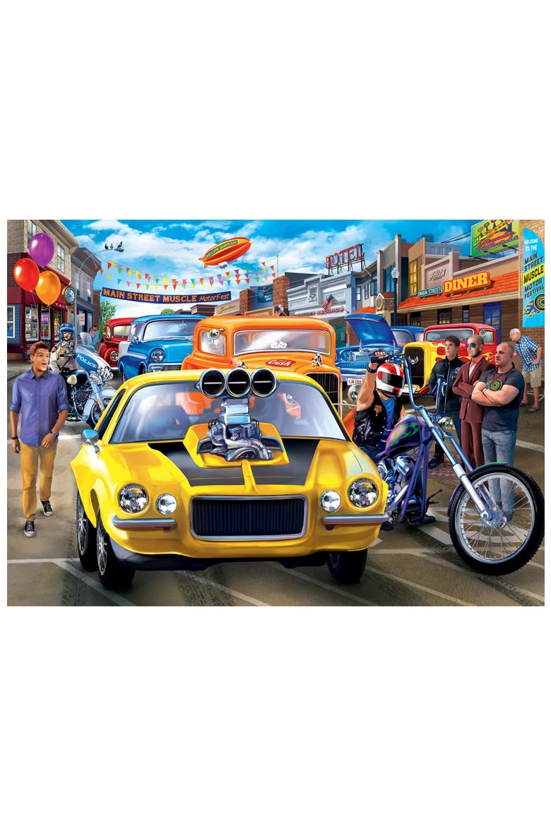 Main Street Muscle 1000 Piece Puzzle, Alternate, color, Multicolor