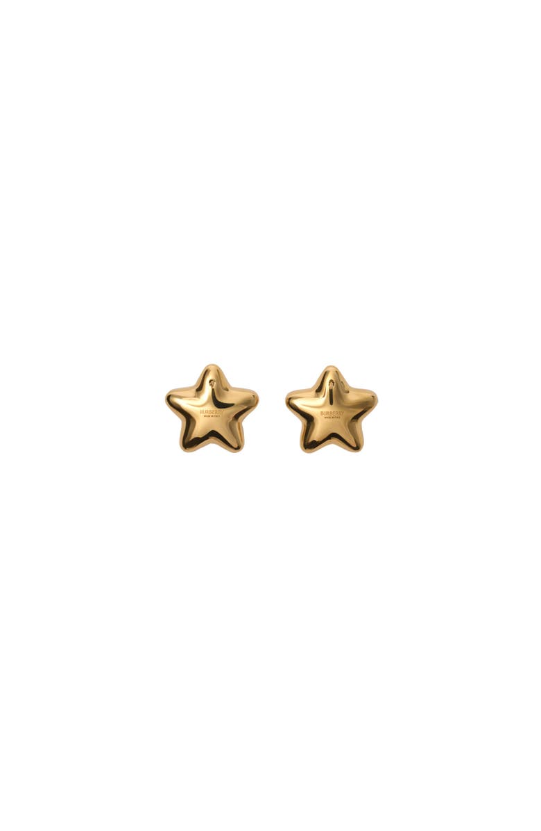 Burberry Star Earrings, Alternate, color, Gold