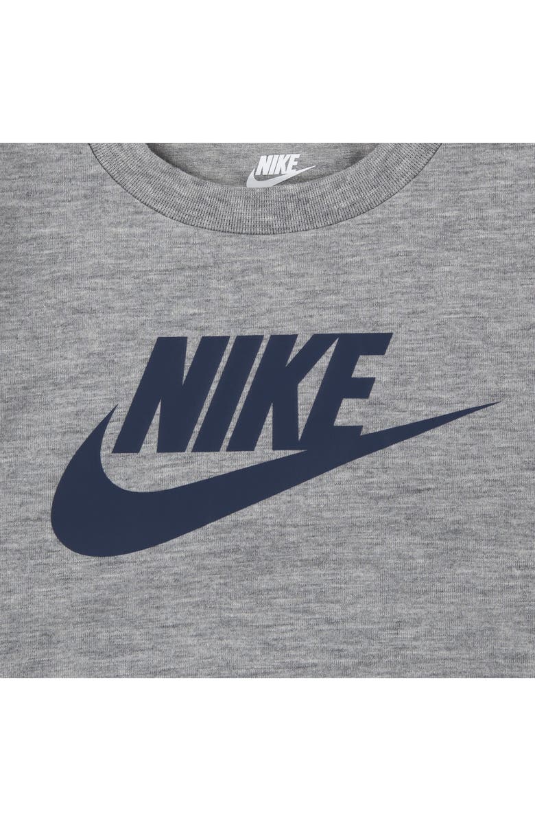 Nike Kids' Just Do It Puffer Vest, Graphic T-Shirt & Joggers Set, Alternate, color, Midnight Navy