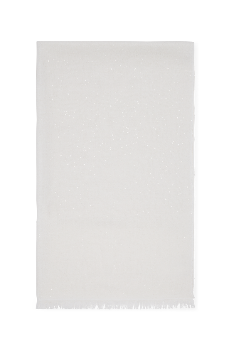 Brunello Cucinelli Cashmere and silk Diamond yarn scarf, Main, color, 