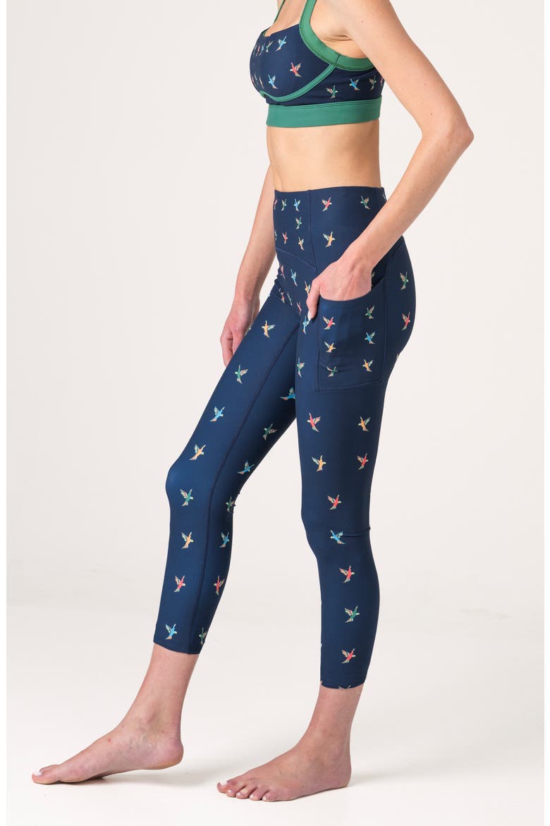 Freedom Wings High-Waisted 7/8 Leggings, Alternate, color, Blue