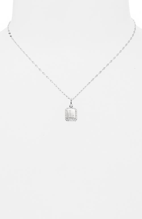 Leith Initial Pendant Necklace