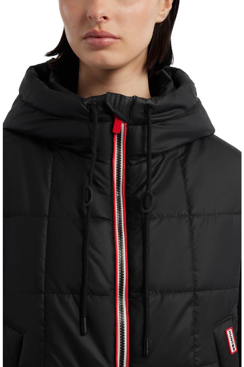 Lindsey Water Repellent Quilted Vest, Alternate, color, BLACK