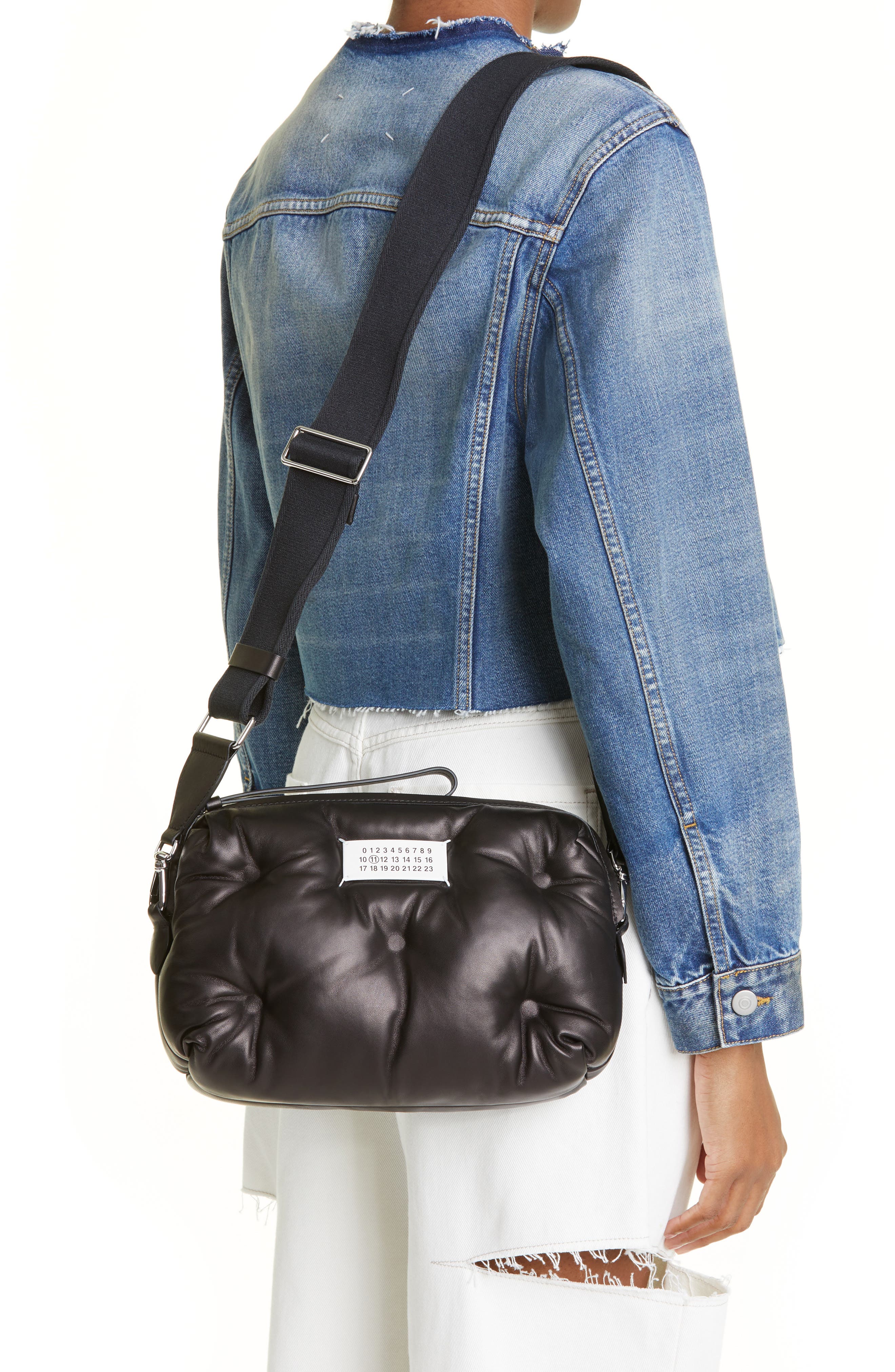 Maison Margiela Glam Slam Leather Crossbody Bag, Alternate, color, 