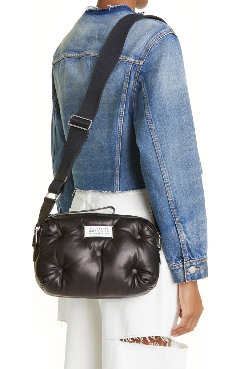 Maison Margiela Glam Slam Leather Crossbody Bag, Alternate, color,