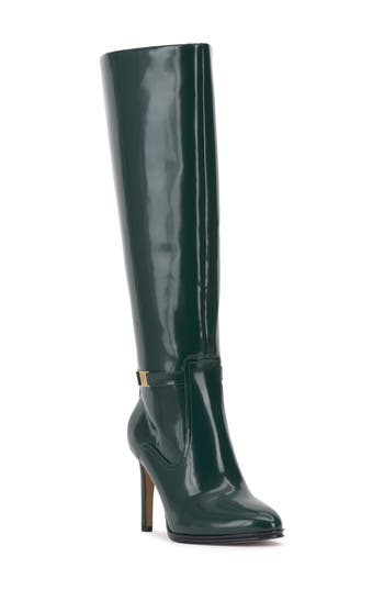 Vince Camuto Skylie Knee High Boot In Green