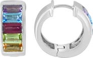 EFFY Mixed Semiprecious Stone Sterling Silver Hoop Earrings