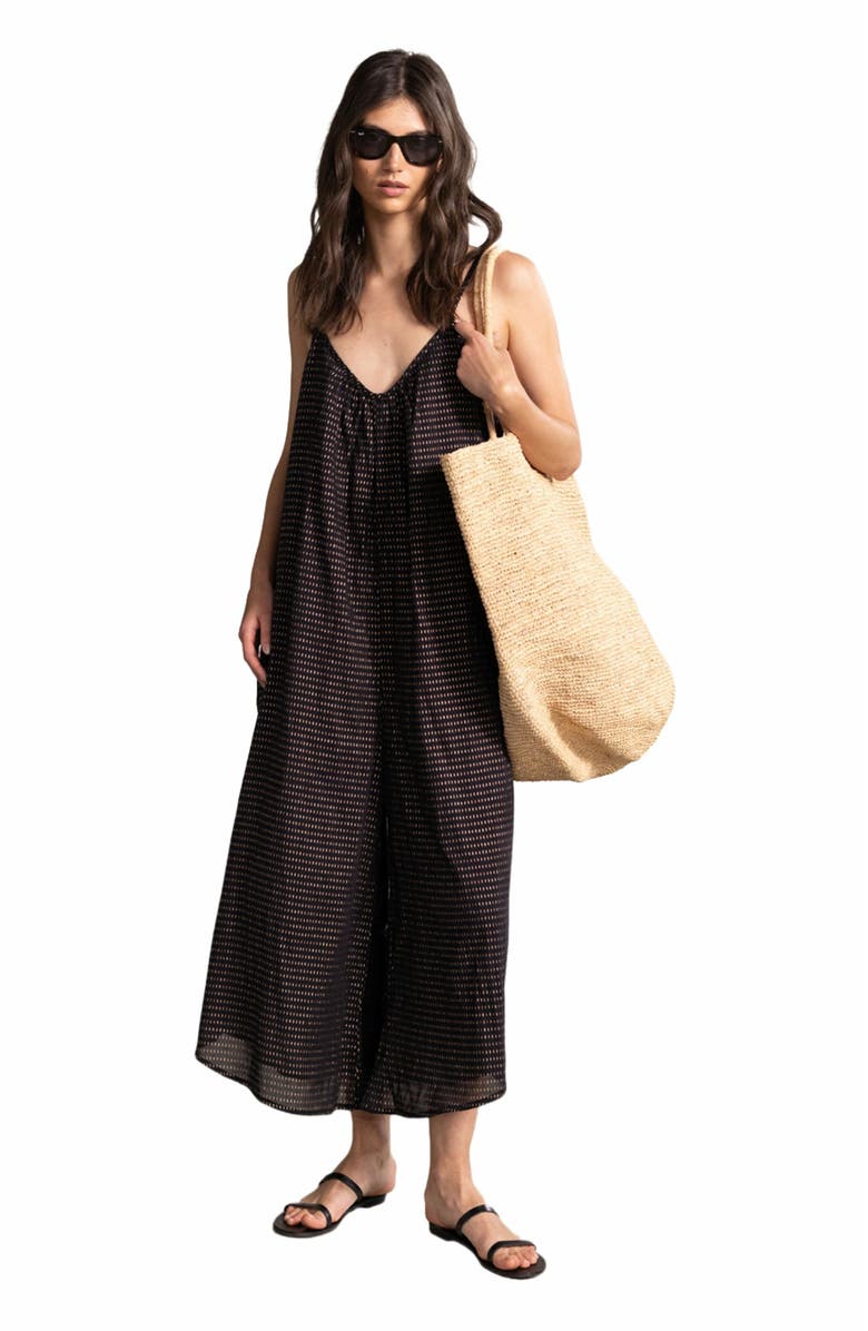 Gottex Beach Life Resort Swim Cover Up Long Jumpsuit, Main, color, 