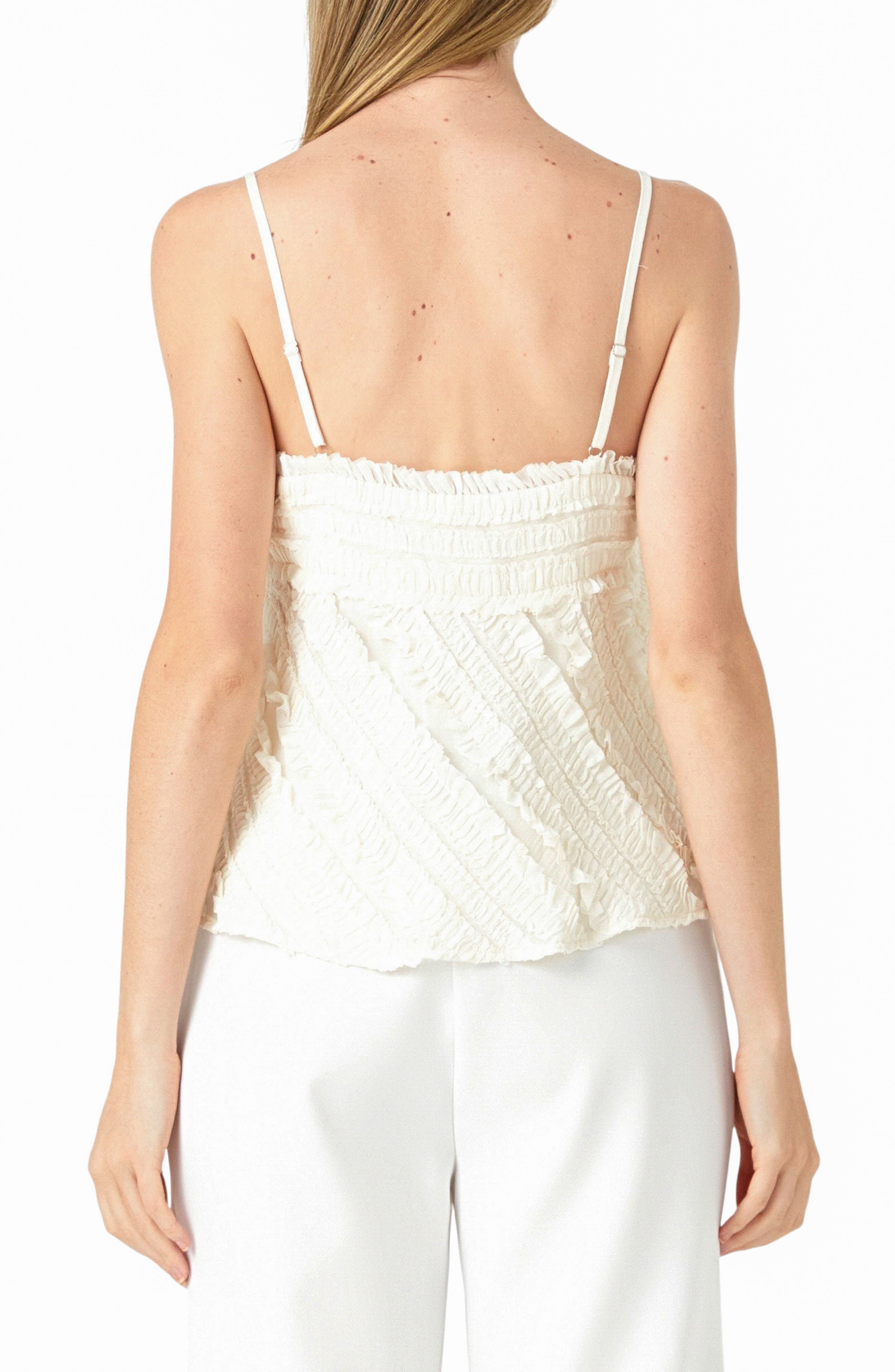 Ruffle Sleeveless Top - image 2