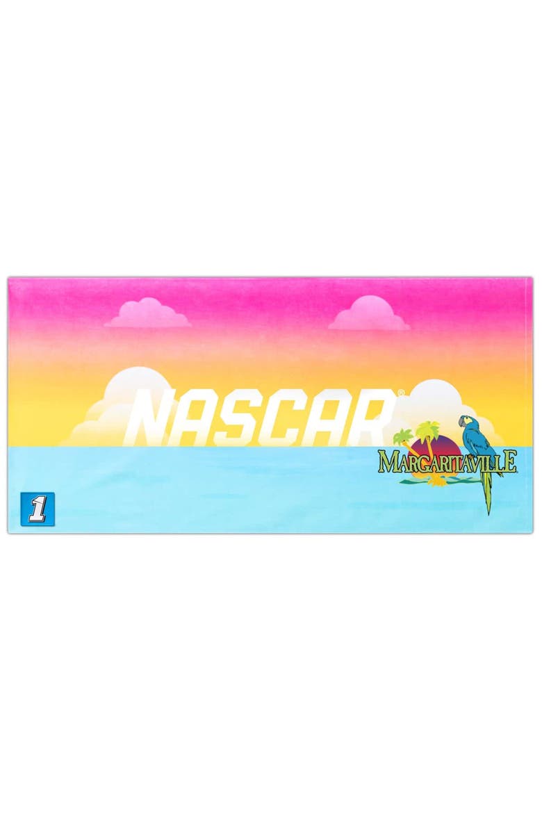 Margaritaville Ross Chastain 30'' x 60'' Beach Towel, Main, color, Light Blue