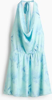 H&M Cowl-neck Halterneck Dress