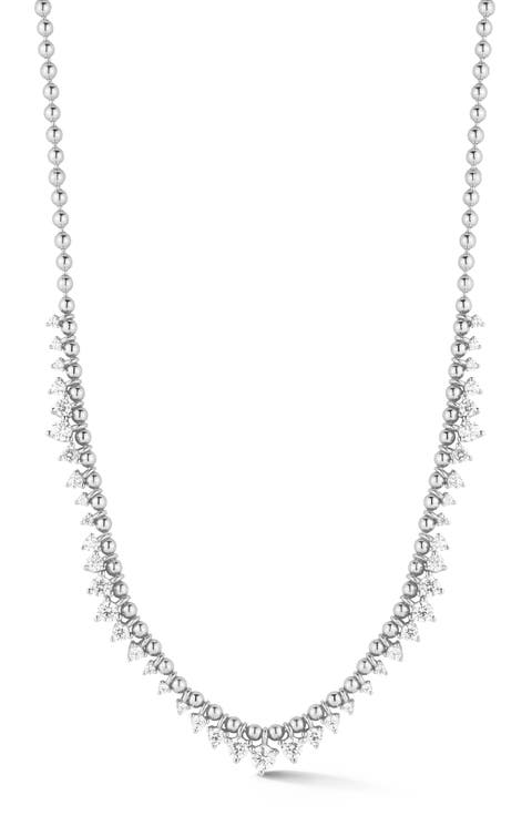 Cubic Zirconia Chain Necklace