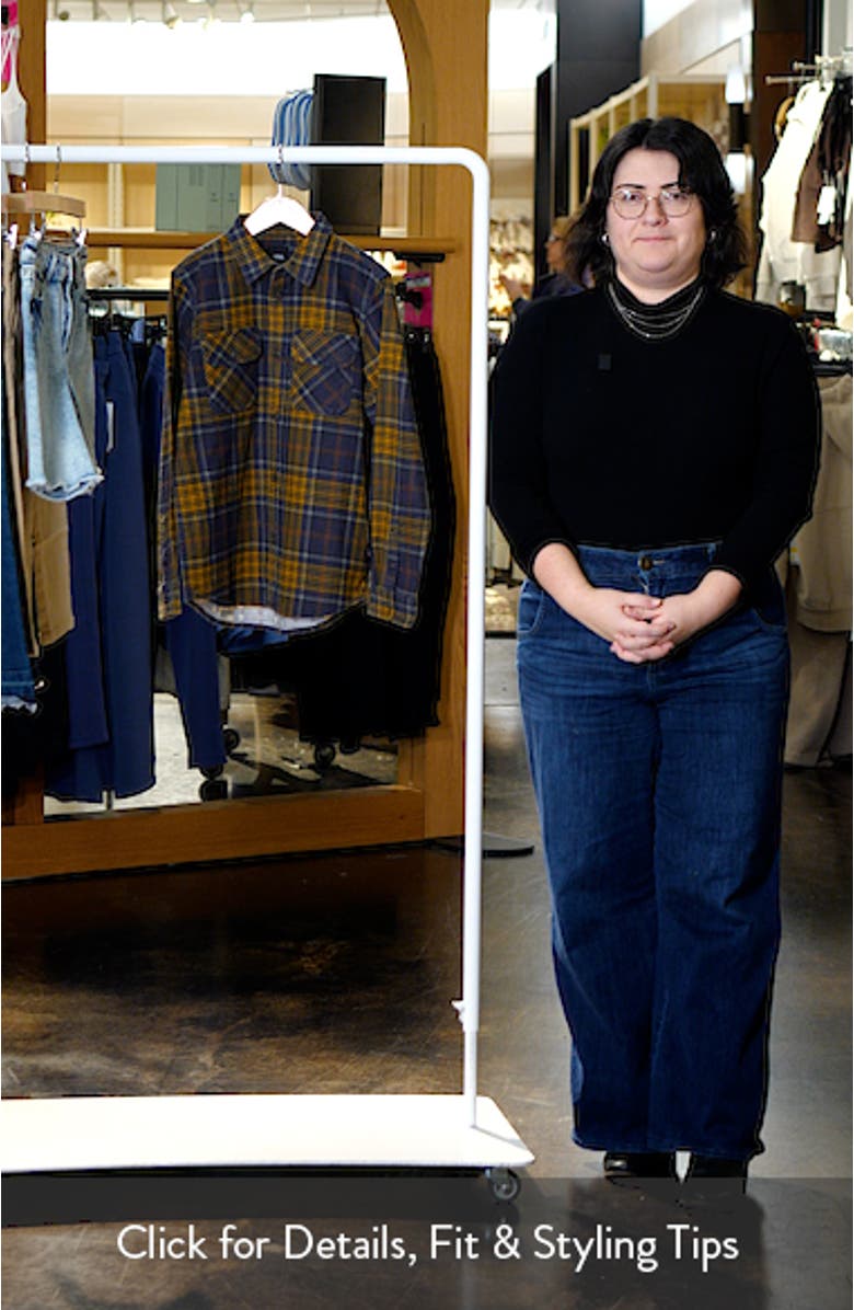 Kids' Otis Parisian Plaid Cotton Flannel Button-Up Shirt, sales video thumbnail