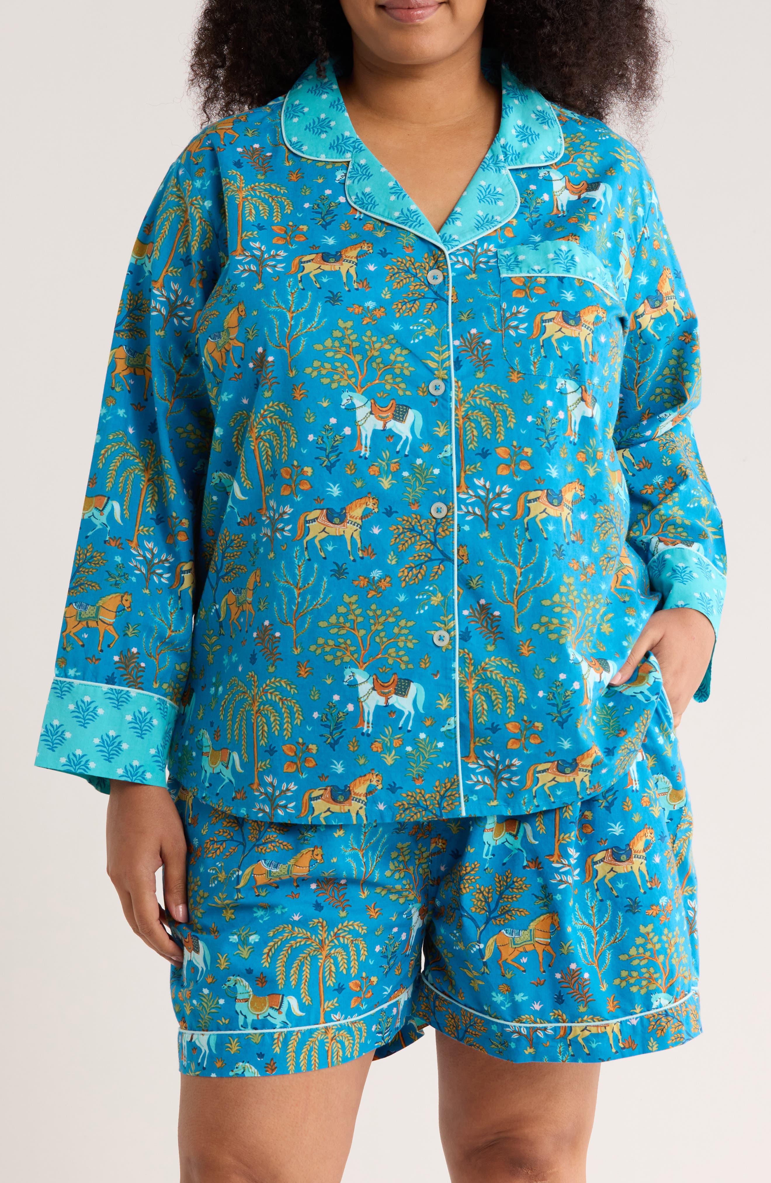 Printfresh Organic Cotton Poplin Short Pajamas