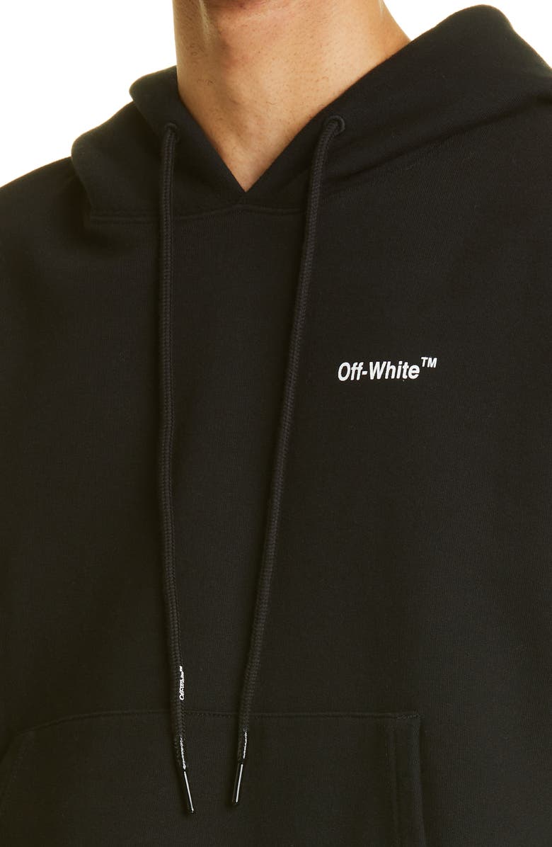 Off-White Caravaggio Arrows Pullover Hoodie, Alternate, color, 