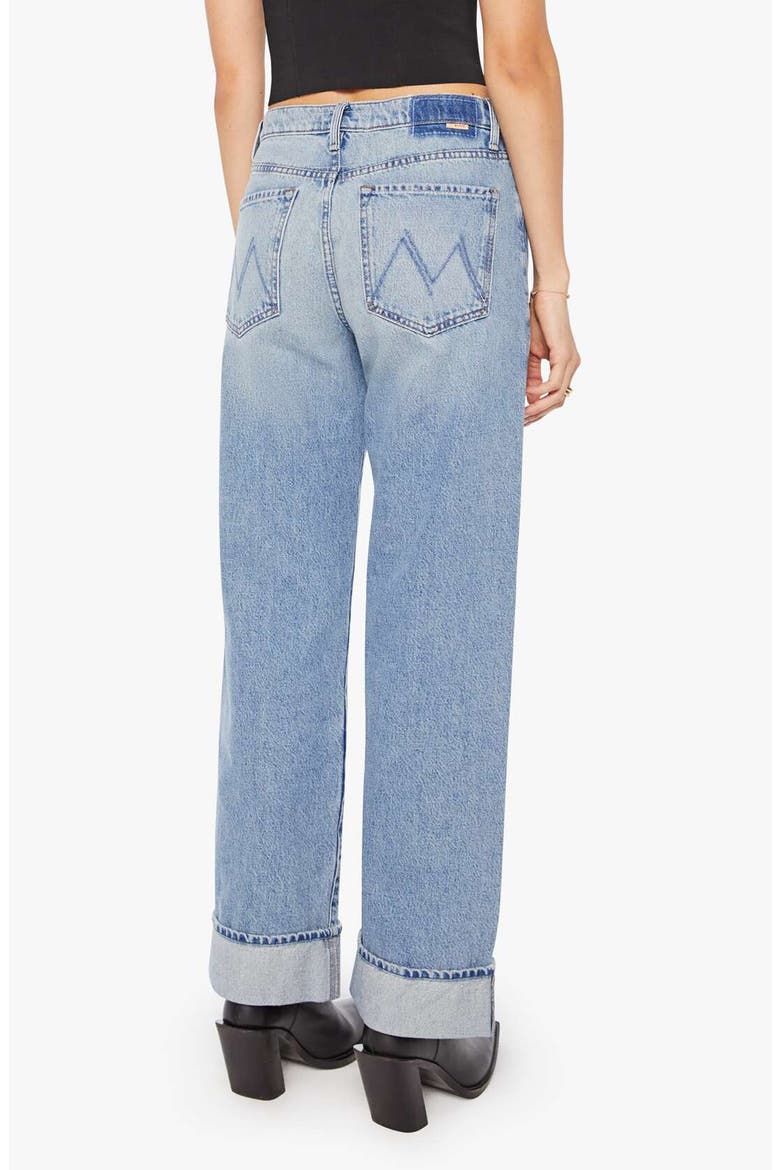 The Dodger Skimp High Waist Cuffed Hem Wide Leg Jeans, Alternate, color, LEAP OF FAITH
