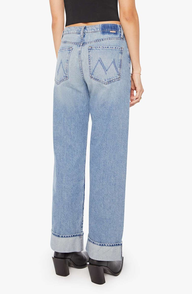 The Dodger Skimp High Waist Cuffed Hem Wide Leg Jeans