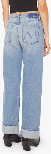 The Dodger Skimp High Waist Cuffed Hem Wide Leg Jeans
