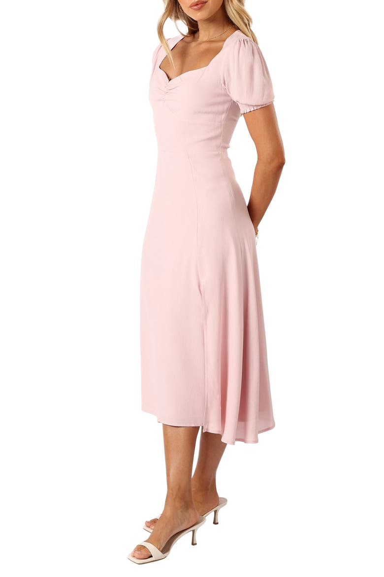 Franklin Puff Sleeve Dress, Alternate, color, PINK