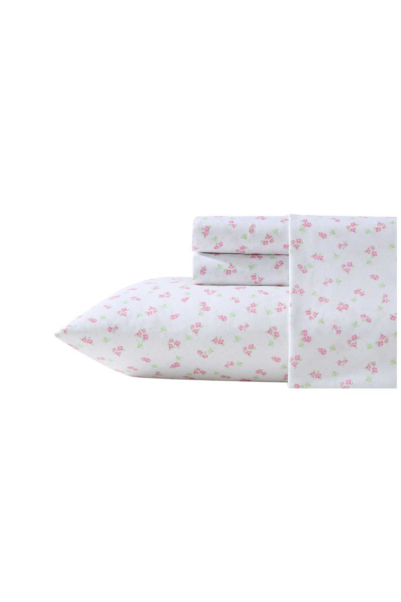 Busy Bee Microfiber Sheet Set, Main, color, LT-PASTEL PINK