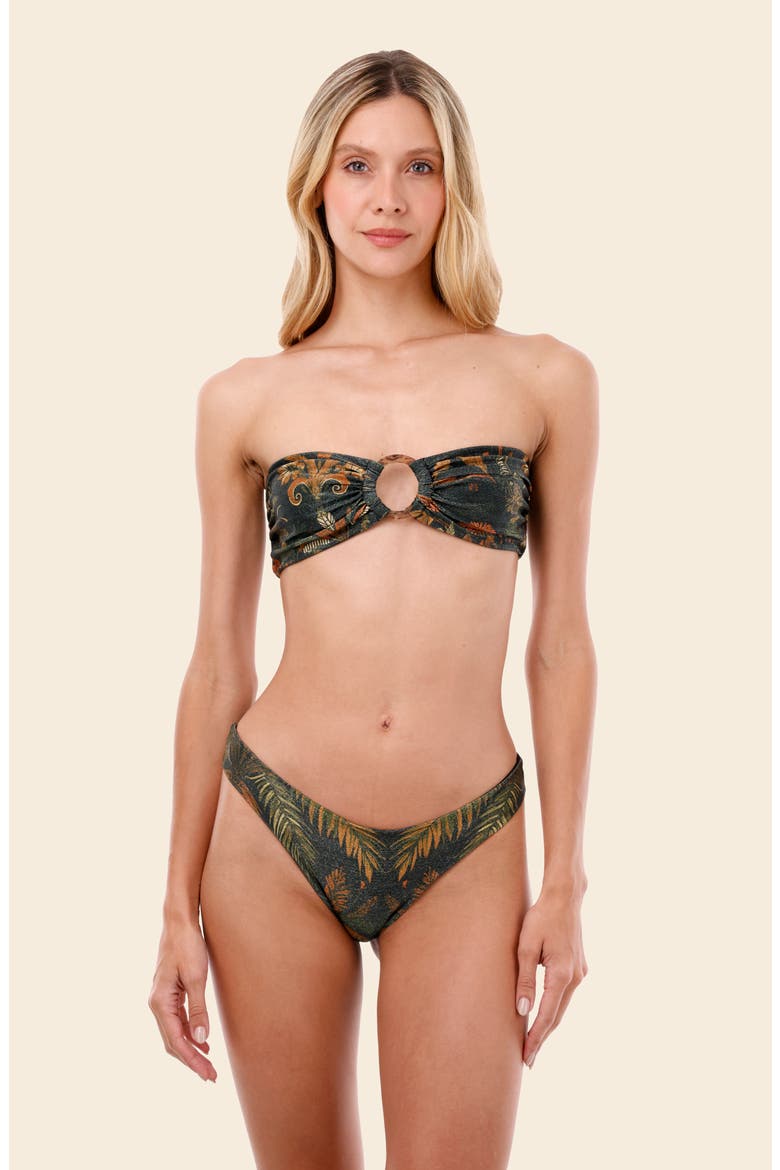 Jade Oasis Cast Bandeau Bikini Top, Alternate, color, JADE OASIS