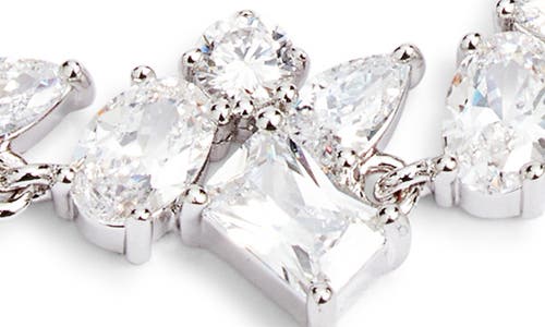 NORDSTROM NORDSTROM FANCY CUBIC ZIRCONIA STATEMENT BRACELET 