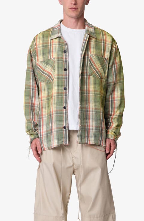 Vintage Plaid Flannel Shirt