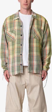 mnml Vintage Plaid Flannel Shirt