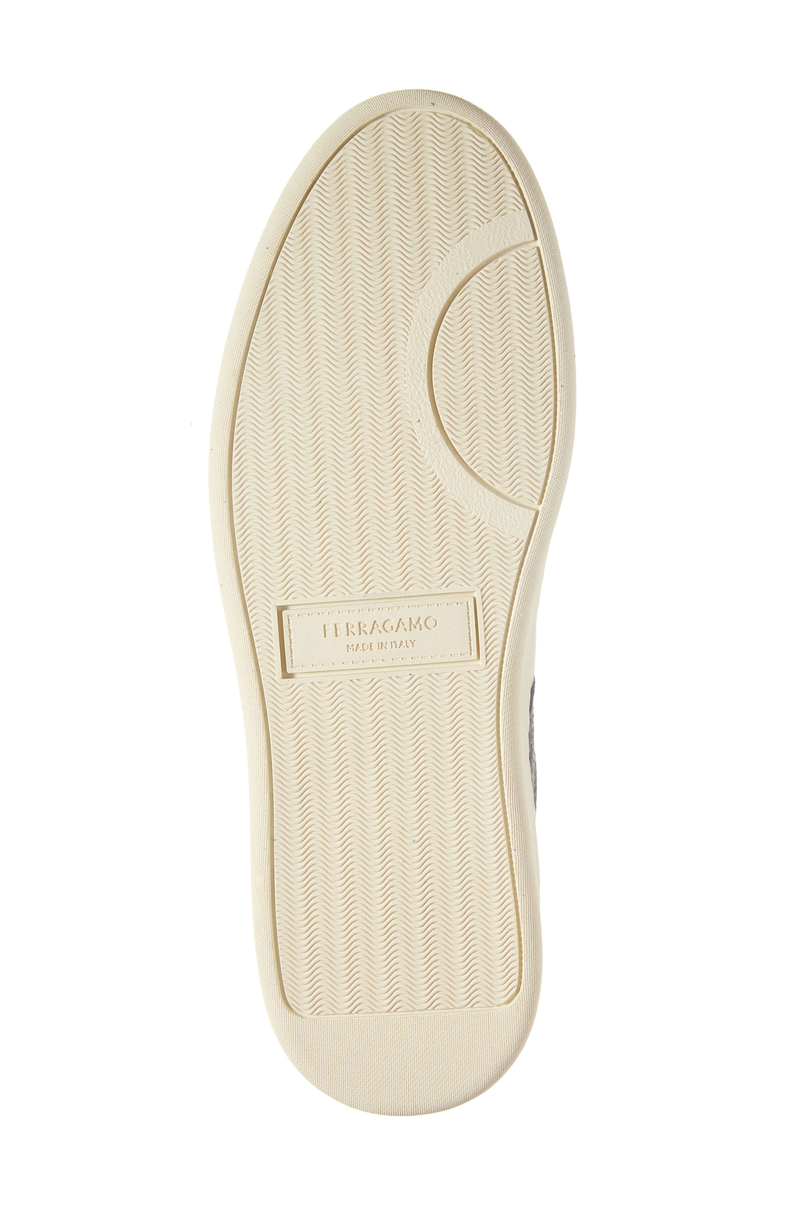 FERRAGAMO Achille 1 Low Top Sneaker, Alternate, color, Blue Marine