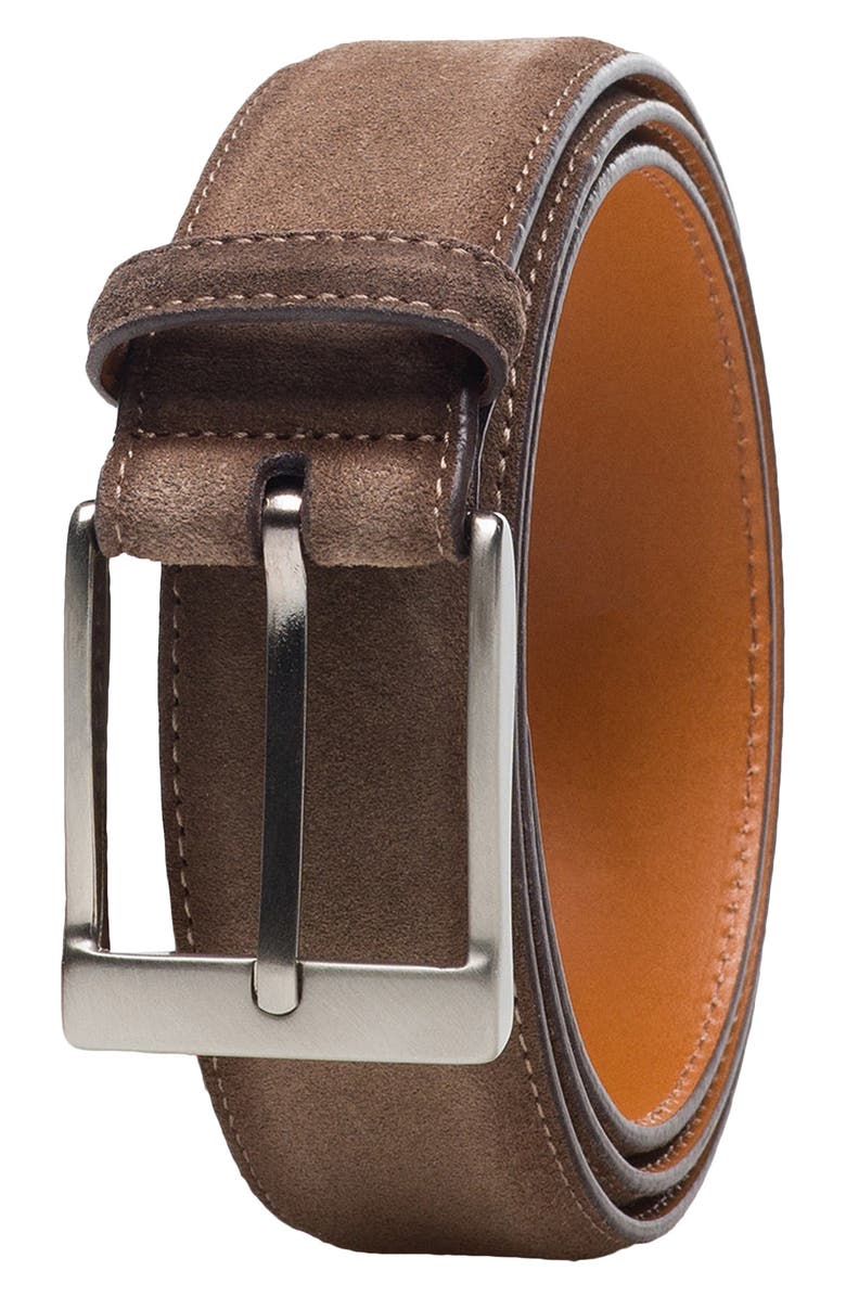 Magnanni Telante Schore Suede Belt, Alternate, color, Schore Suede